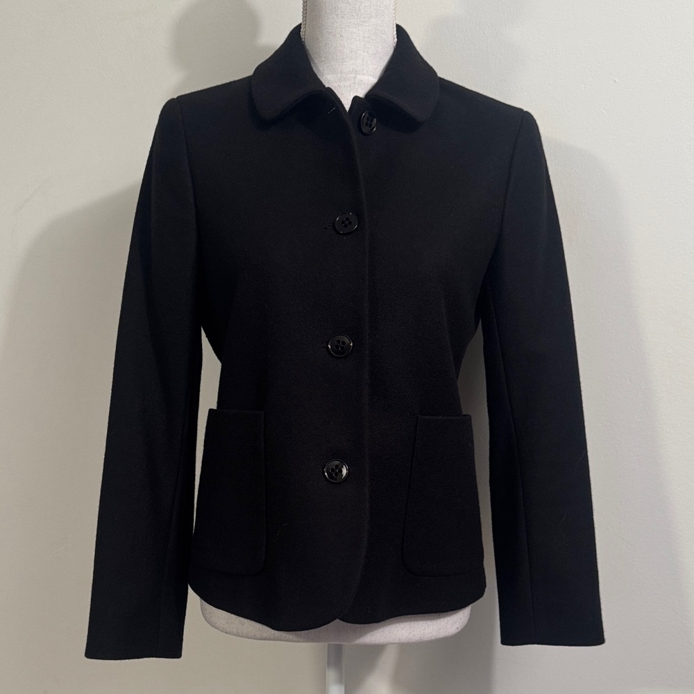 Theory Classic Black Wool Jacket/Blazer